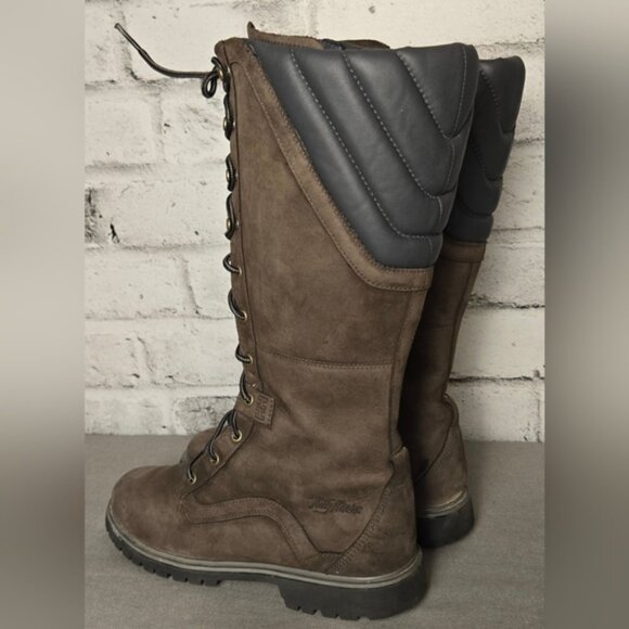 Helly Hansen Brown Tall Lace-Up Boots Women’s 9 Waterproof Leather Winter Hiking - Picture 8 of 9